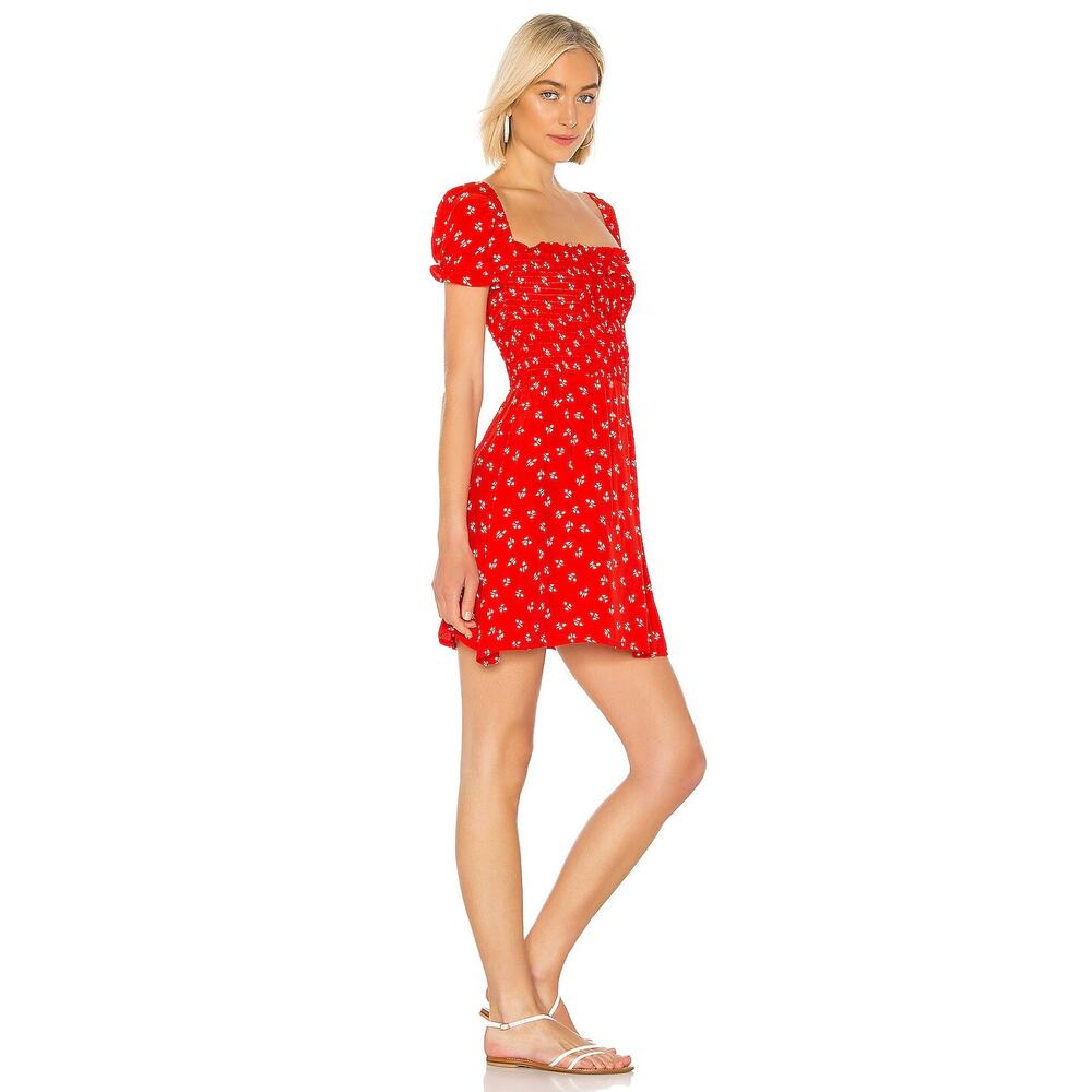 FAITHFULL THE BRAND Genevieve mini dress Small S - Picture 4 of 9